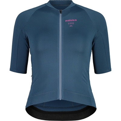 Maloja Дамска фланелка с къс ръкав за колоездене Maloja Women's CapanneM. Cycling jersey - Dusty Blue - размер XL (156-3040-0115)