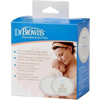 Dr. Brown's Подплънки за кърмачки Dr. Brown's - 30 броя (72239300268)