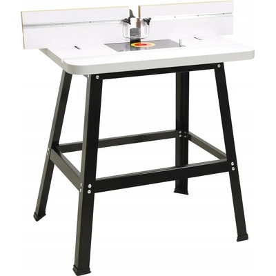 Frézovací stôl, oceľ a MDF, 81x61x88 cm