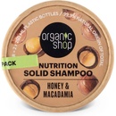 Organic Shop tuhý šampon Med a makadamie 60 g