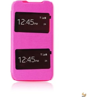 LG Страничен тефтер S-VIEW за LG G2 mini розов