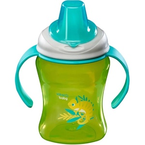 Vital Baby Чаша за лесно отпиване с подвижни дръжки 260 мл. Зелена Vital Baby