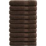 vidaXL Премиум кърпи SOLUND 10 бр кафяви 100x200 см 600 gsm (137247)