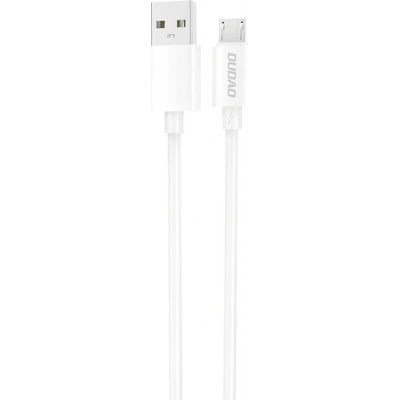 Dudao L4SM USB A/Micro USB, 2A, 1m, bílý