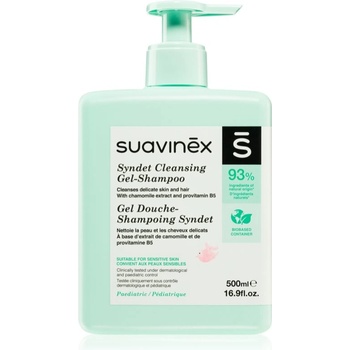 Suavinex Syndet Cleansing Gel-Shampoo детски шампоан 2 в 1 500ml