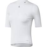 adidas Дамска фланелка с къс ръкав за колоездене adidas Women's Tempo Jersey Cycling jersey - White (156-2921-0214)