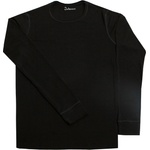 Joha Мъжко мериносово термобельо Joha Blouse Long Sleeves Merino base layer - Black - размер XL (015-1240-0115)