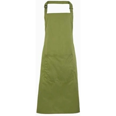 Premier Workwear Pracovní zástěra za krk s kapsou PR154 Oasis Green Pantone 371 72x86cm