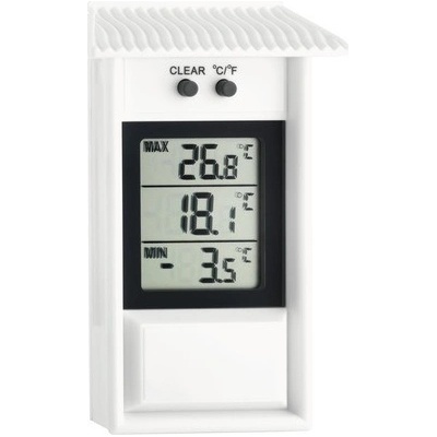 Digitální teploměr TFA 30.1053 venkovní/vnitřní 81 x 132 mm bílý