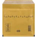 VP Плик с мехурчета CD Кафяв, 202x175 / 180x165 mm, стикер 200 бр