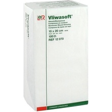 Vliwasoft Nesterilní Komprese 4 Vrstvy 10 Cm X 20 Cm komprese z netkané textilie