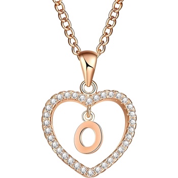 HARAHU Колие Писмо - o / Златна kp5198 (5198)