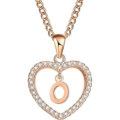 HARAHU Колие Писмо - o / Златна kp5198 (5198)