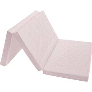 Kikkaboo Сгъваем бебешки матрак Kikkaboo - Confetti, 60 х 120 х 5 cm, Pink (31107020037)