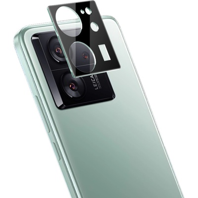 Techsuit Протектор за камера за Xiaomi 13T / 13T Pro - Пълно стъкло за камера - Черно