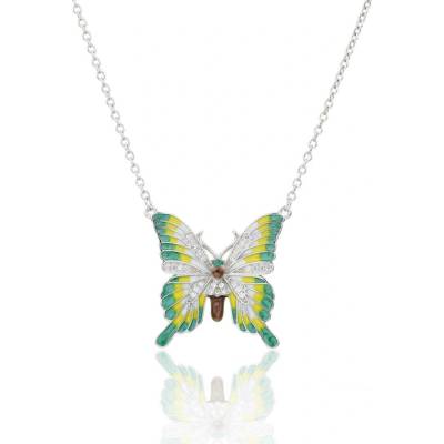 Jan Kos jewellery Stříbrný řetízek s přívěskem 12117969