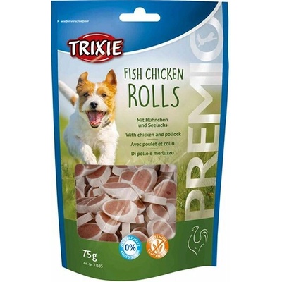 Trixie Premio Chicken Rolls, kura a treska 75 g