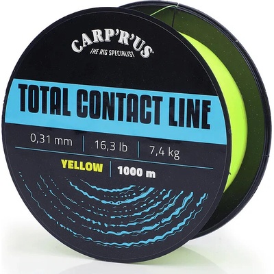 Carp R Us Total Contact line yellow 1000 m 0,310 mm 7,4 kg – Zbozi.Blesk.cz