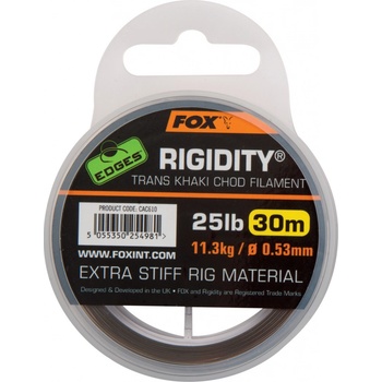 Fox Edges Rigidity Trans Khaki Chod Filament 30m 0,53mm 25lb