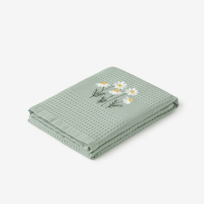 Goldea heřmánek na šalvějovém 50 x 70 cm – Zbozi.Blesk.cz