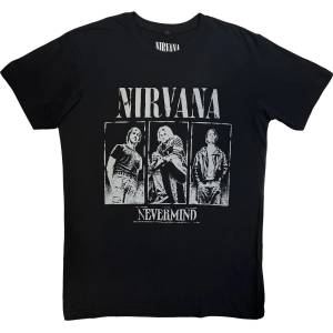Nirvana Nevermind Tracklist (Back Print) Carbon Black L Риза (NIRVCBN100MB03)