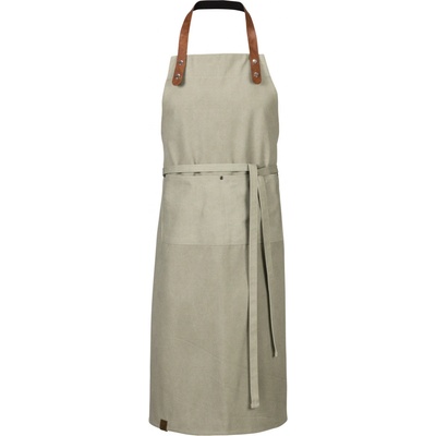 Exner Dlouhá pracovní zástěra s laclem EX198 Olive Washed