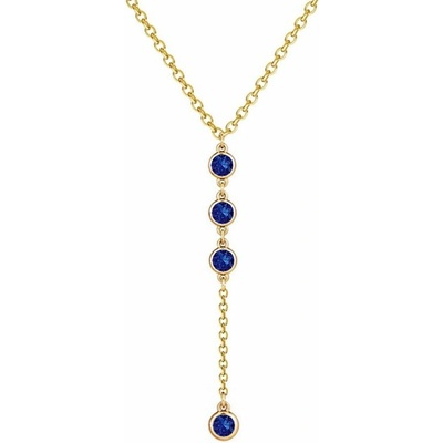 Swarovski e. Náhrdelník princess z pozlátenej chirurgickej ocele sen5897