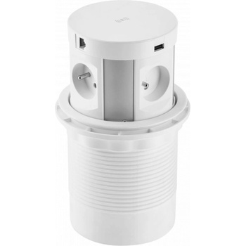 Image 1 of GTV 4 Plug + 2 USB + 2 LAN 1,5 m (AE-BPW4S120P-10)