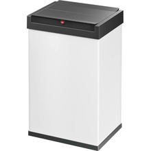 Hailo Big-Box Swing L 8401310 odpadkový kôš, 35 l, ocelový plech, biela, čierna, 1 ks