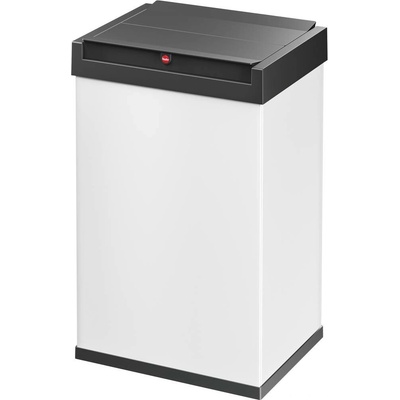 Hailo Big-Box Swing L 8401310 odpadkový kôš, 35 l, ocelový plech, biela, čierna, 1 ks