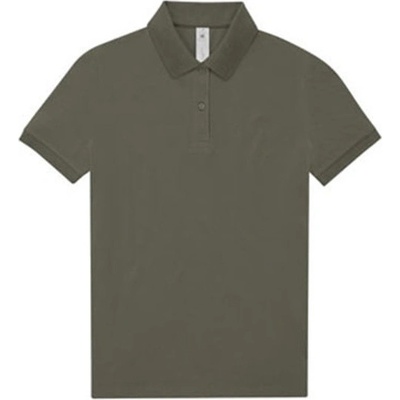 B&C Dámske polo tričko PW461 Camo Green