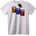 NOONEBRAND Тениска с три цветни коли - 7XL, White