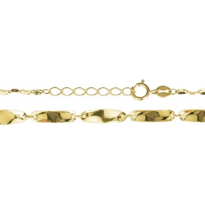Luxur Elegantní náramek Shine ve žlutém zlatě 1440918-0-45-0