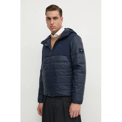 Tommy Hilfiger bunda MW0MW35654 tmavomodrá