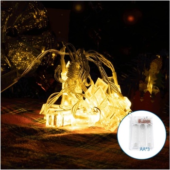 Aigostar B.V. Aigostar LED Dekoračná reťaz so štipcami 20xLED/3xAA 3,3m teplá biela AI1282