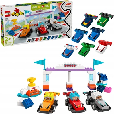 LEGO® DUPLO 10445 Závodní auta a řidiči týmu F1