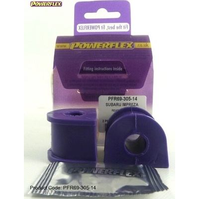 Powerflex Silentbloky Subaru Legacy BE/BH (98-04) Rear Anti Roll Bar To Chassis Bush 17mm (13)