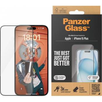 Panzer Стъклен протектор PanzerGlass - UWF, iPhone 15 Plus (5711724028113)