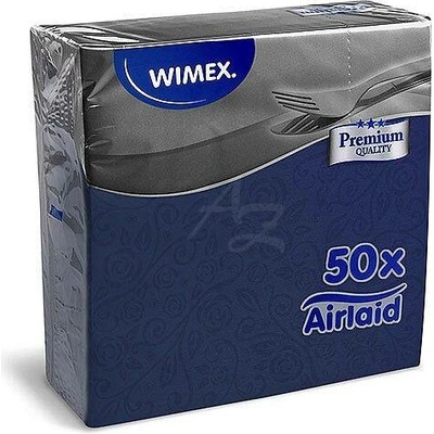 Airlaid ubrousky Premium dekor R tmavě modré 50ks 40x40cm