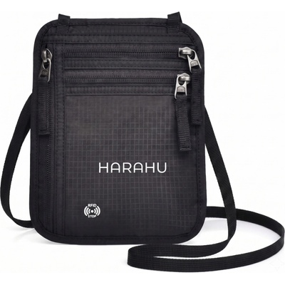 Harahu Crossbody Taška s RFID Venture Čierna