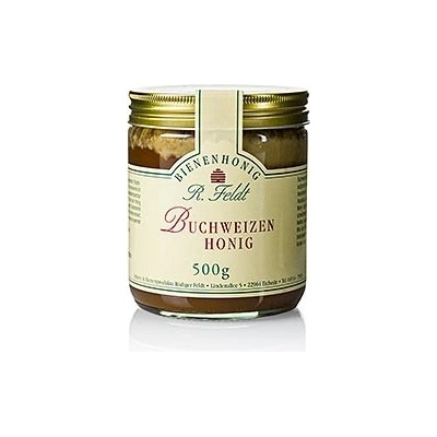 Rüdiger Feldt Imkerei + Bienenprodukte Pohankový med tmavý krémový velmi silný karamelový 500 g