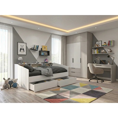 Parisot Sleep so zásuvkami white