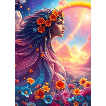 Alipson Puzzle - Puzzle Rainbow Girl - 500 piese