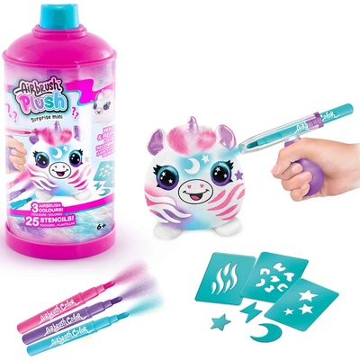 Canal Toys Творчески комплект Canal Toys Airbrush plush - Мини плюшена играчка за оцветяване, 1 брой, асортимент (CTOFG282)