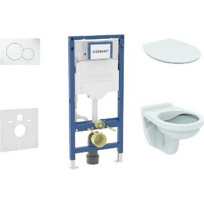 Geberit Duofix s tlačidlom Sigma01 SANI11CD3100