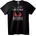 NOONEBRAND Тениска Единственото, което искам за Коледа, са гърди - 7XL, Black