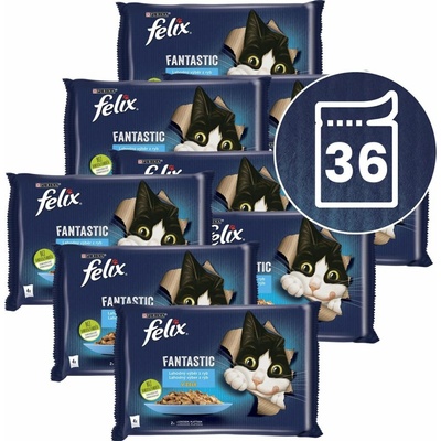 Felix Fantastic losos platesa v želé 36 x 85 g