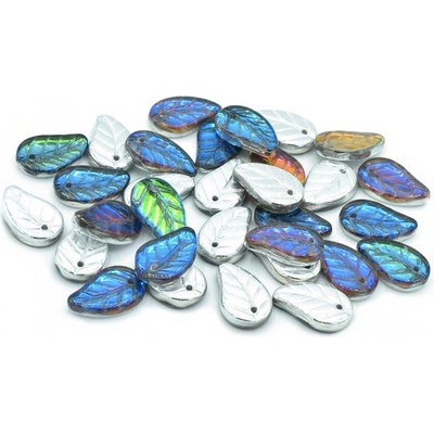 Glass beads, s.r.o. Lístečky 11100073 14x9 mm 00030/29536 Balení: 150ks