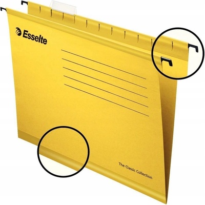 ESSELTE Závesný obal Esselte Classic žltý