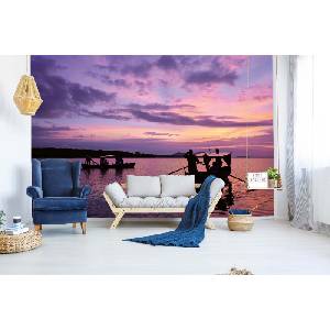 DIMEX ART Самозалепваща се флизелинова фототапета сутрешен круиз 375 x 250 см